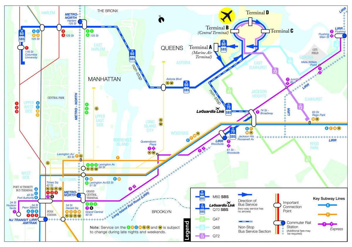 نقشه m60 اتوبوس