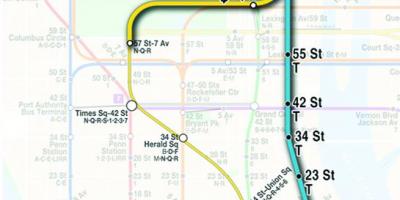 نقشه خیابان دوم مترو