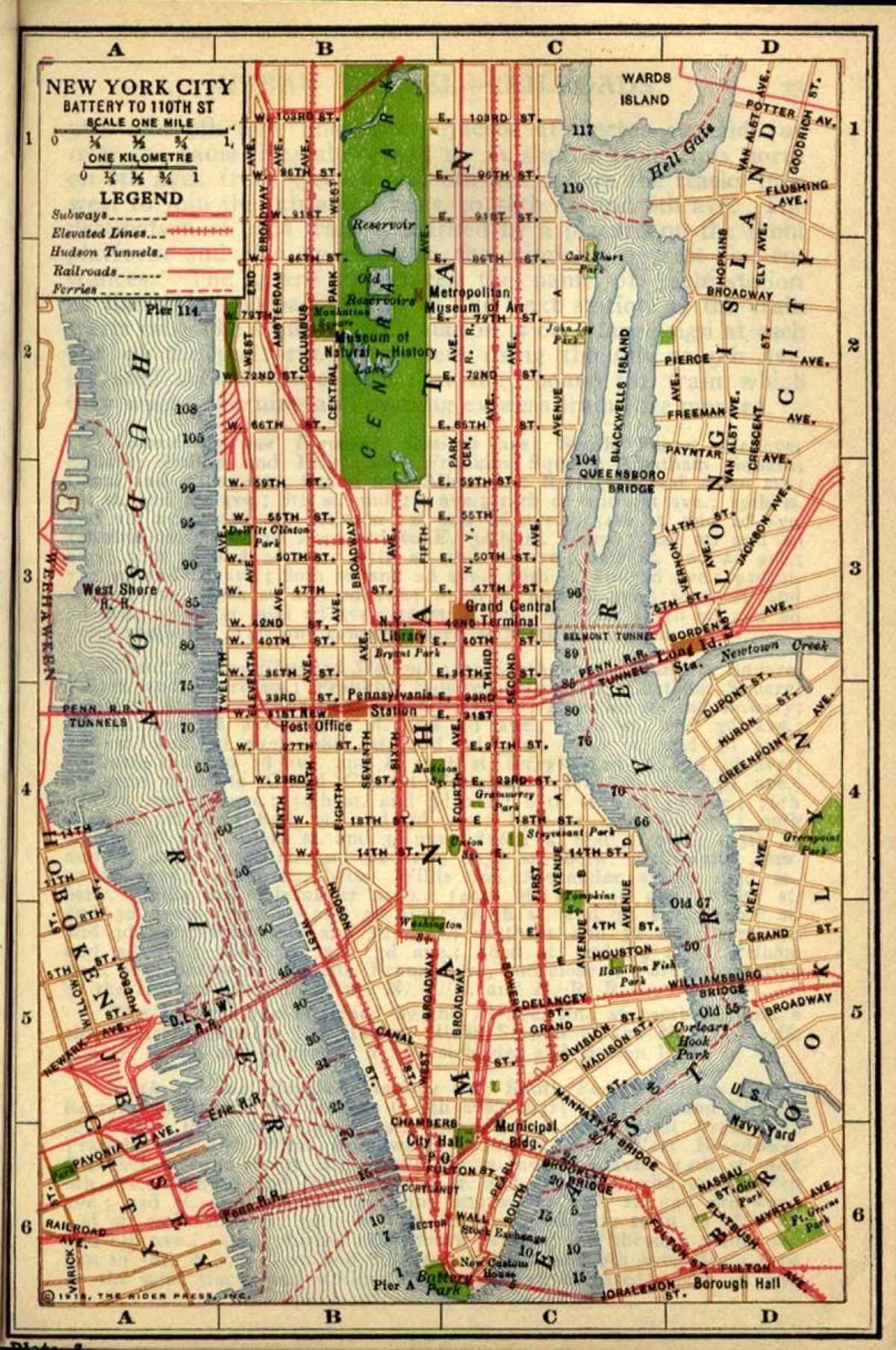 نقشه از منهتن