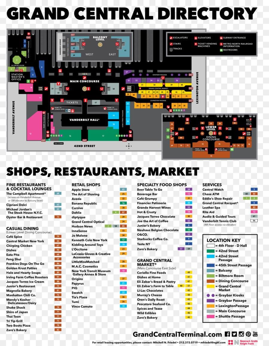 grand central station, subway map