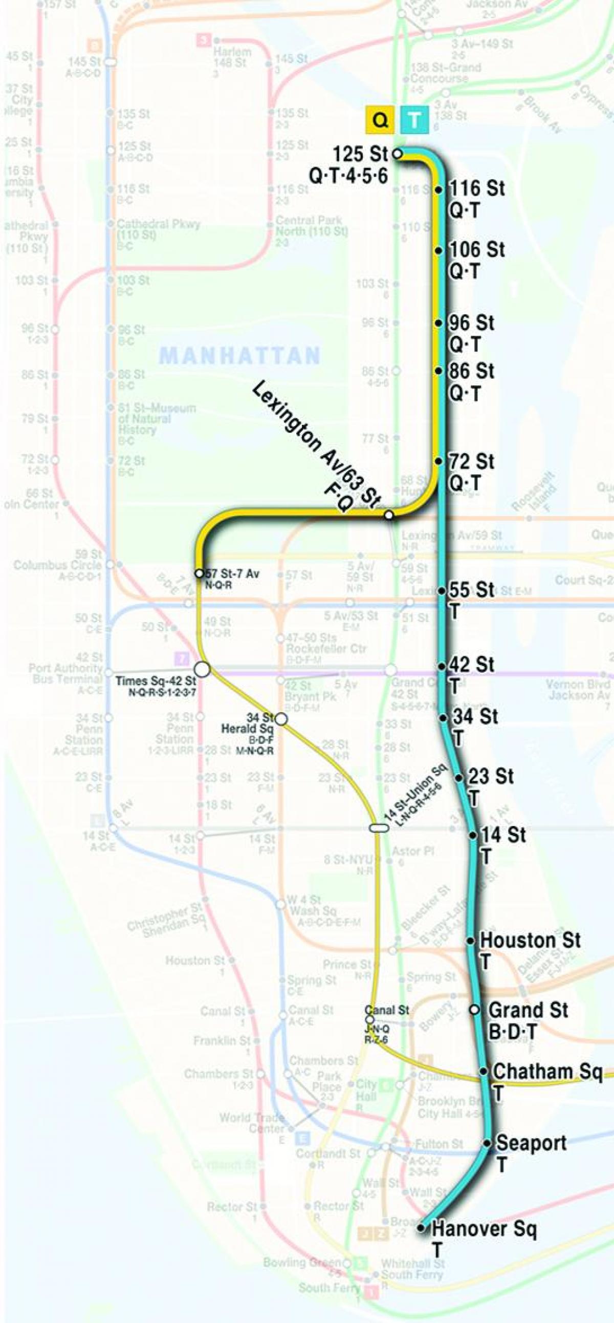 نقشه خیابان دوم مترو