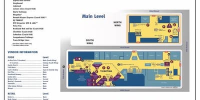 Port authority, اتوبوس, نقشه مسیر