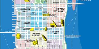 نقشه بالا محله منهتن